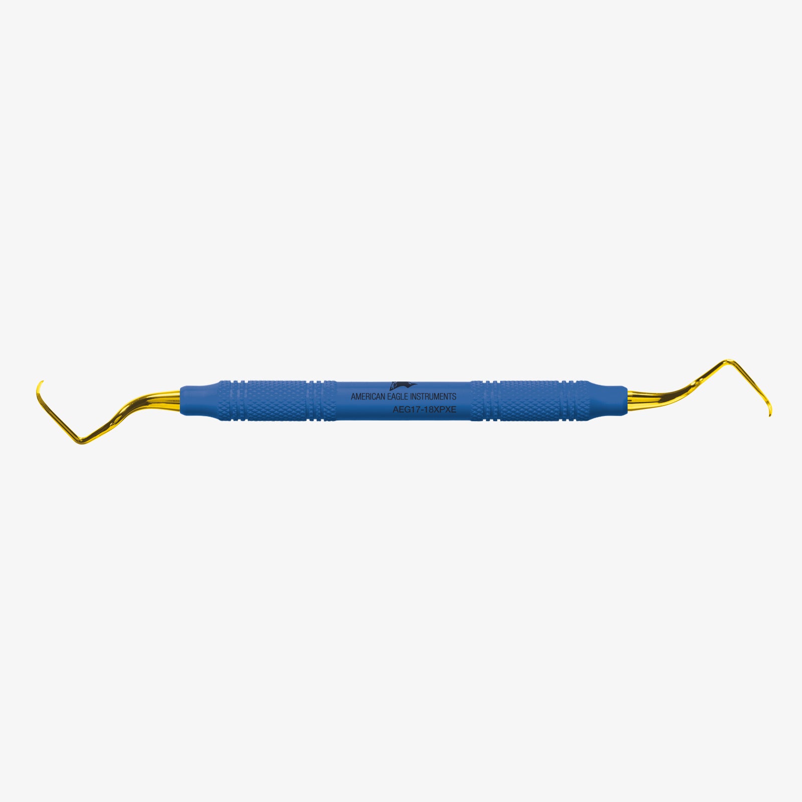 American Eagle Instrument AEG17-18XPX Double End #17-18 Gracey Curette XP 3/8 Blue American Eagle Instrument AEG17-18XPX Double End #17-18 Gracey Curette XP 3/8 Blue
